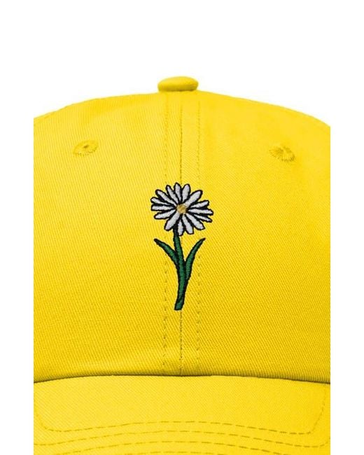 Alix Yellow Daisy Embroidered Everyday Hat