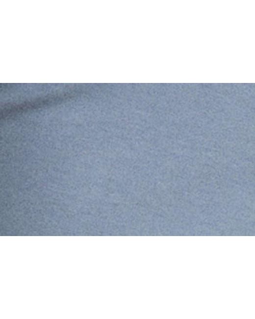 Mango Blue Solid Cotton Pajama Pants