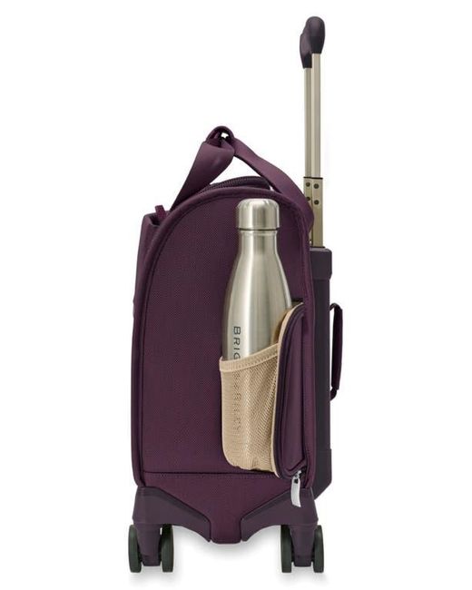 Briggs & Riley Purple Baseline Cabin Spinner Carry-On Bag for men
