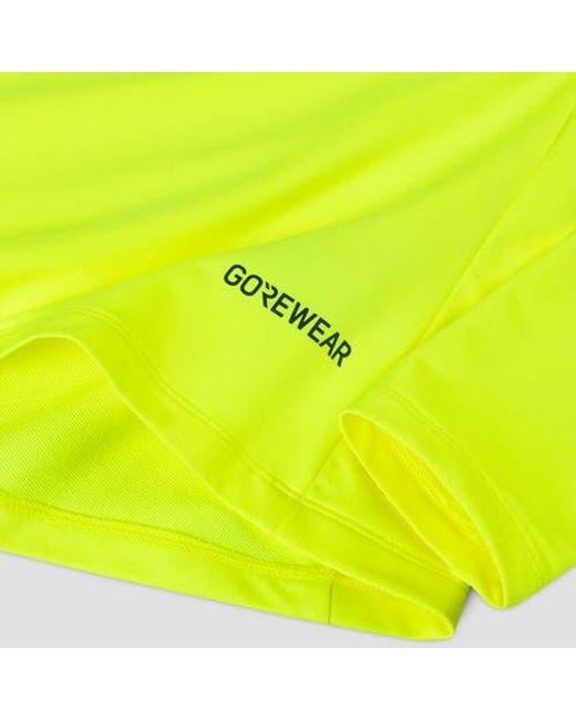 Gore Wear Yellow Everyday Mid 1/4-Zip Top for men