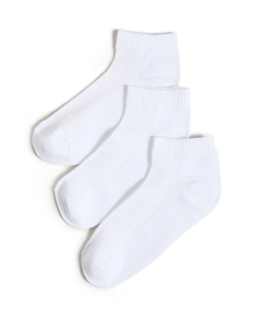 Stems White 3-Pack Everyday Ankle Socks
