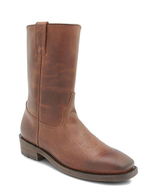 Frye Brown Nash Roper Boot for men