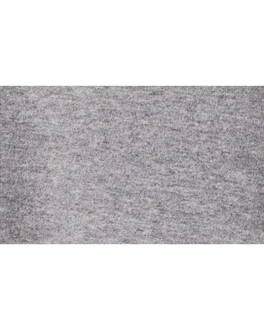 Astr Women's Gray Knit Midi Skirt