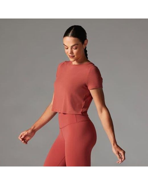 Tavi Red Ribbed Tee