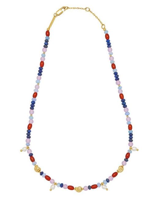 Estella Bartlett Multicolor Bead Sea Shell And Pearl