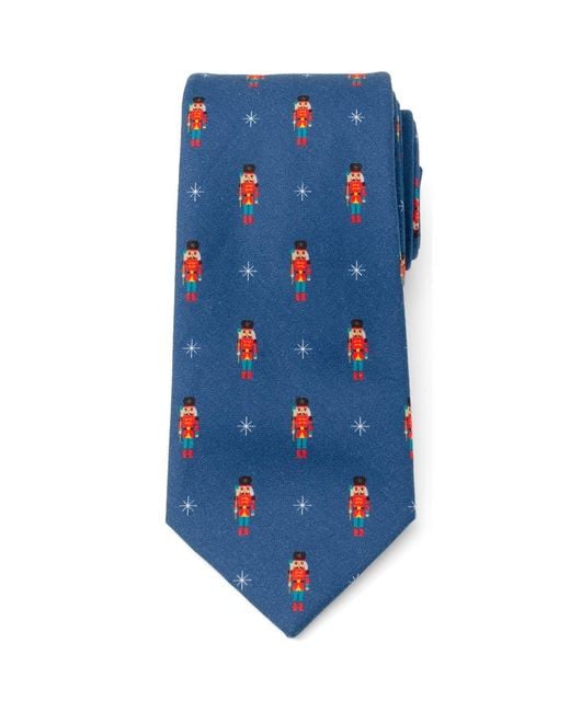 Cufflinks Inc. Blue Nutcracker Silk Blend Tie for men