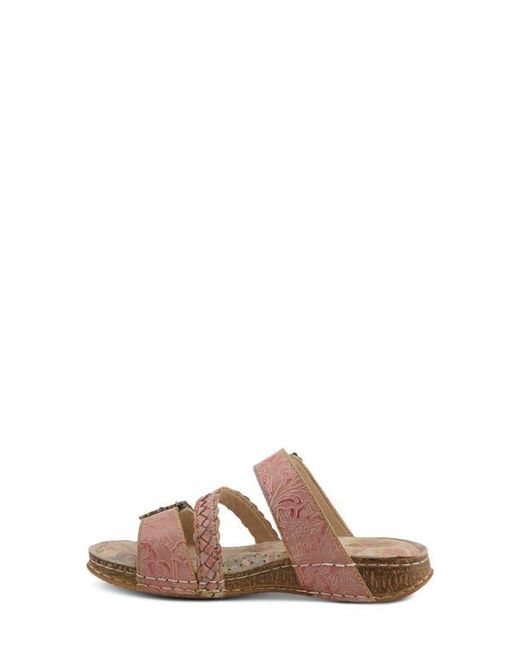 Spring Step Brown Astra Slide Sandal