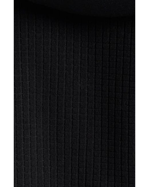 Zella Black Full Zip Grid Fleece Jacket for men
