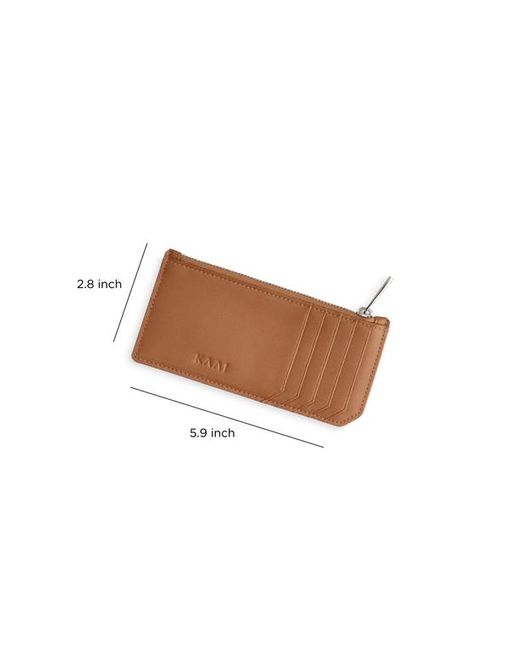 Kaai White Leather Cardholder
