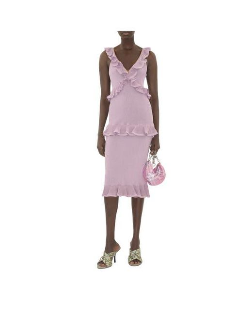 Burberry Pink Chainmail Bag