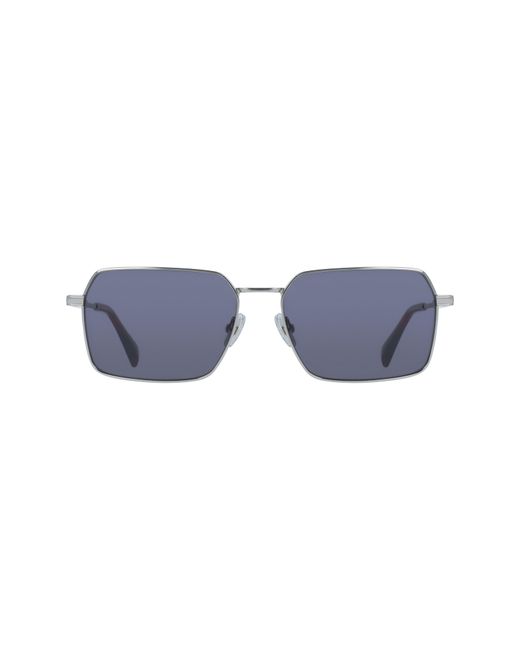 Paul Smith Blue 58Mm Modified Rectangular Sunglasses for men