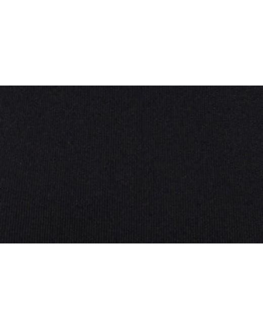 Loulou de Saison Black Jada Drop Waist Jersey Maxi Dress