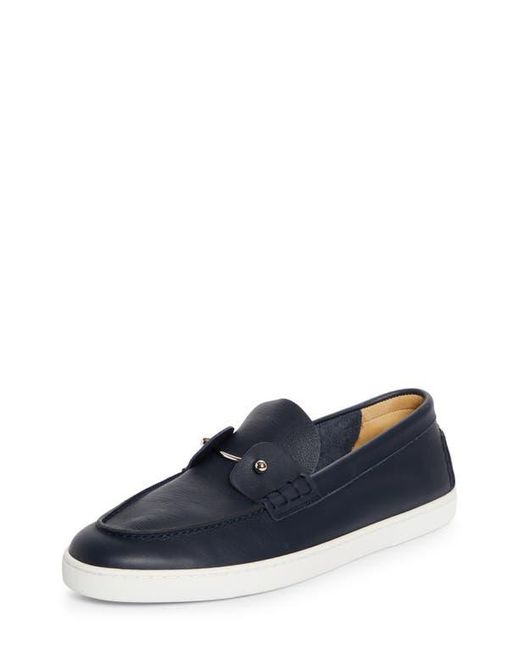 Christian Louboutin Blue Chambeliboat Flat Loafer for men
