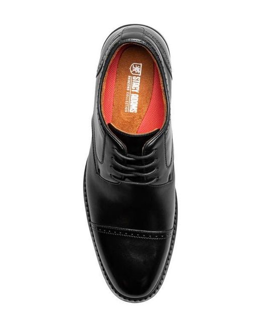 Stacy Adams Black Bailey Cap Toe Derby for men