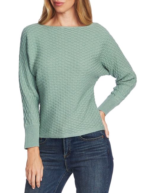 Vince Camuto Green Dolman Sleeve Sweater