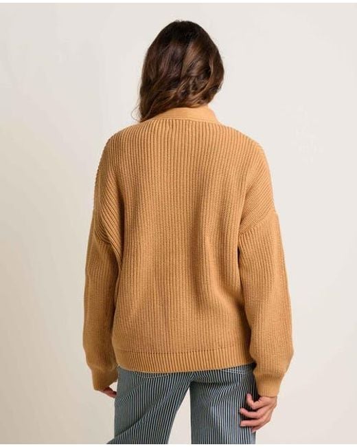 Toad & Co. Natural Bianca Shaker Cardigan