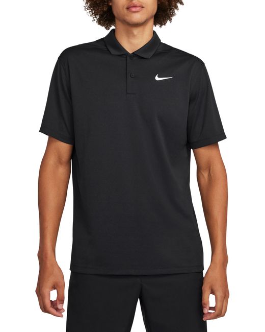Nike Black Dri-fit Victory+ Golf Polo for men