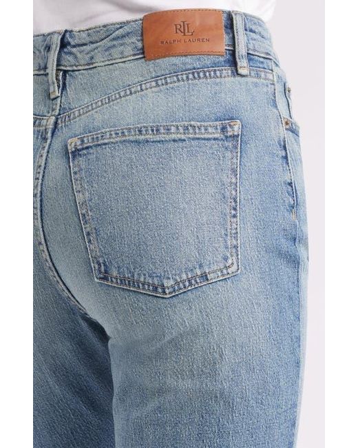 Ralph Lauren Blue High Waist Wide Leg Jeans