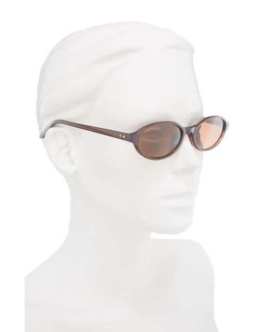 BP. Brown Oval Sunglasses