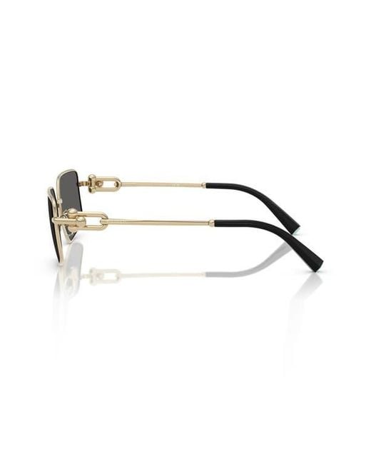 Tiffany & Co Gray 58Mm Rectangular Sunglasses for men
