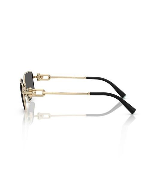 Tiffany & Co Gray 58Mm Rectangular Sunglasses for men