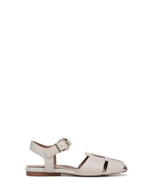 Naturalizer White Cleo Sandal