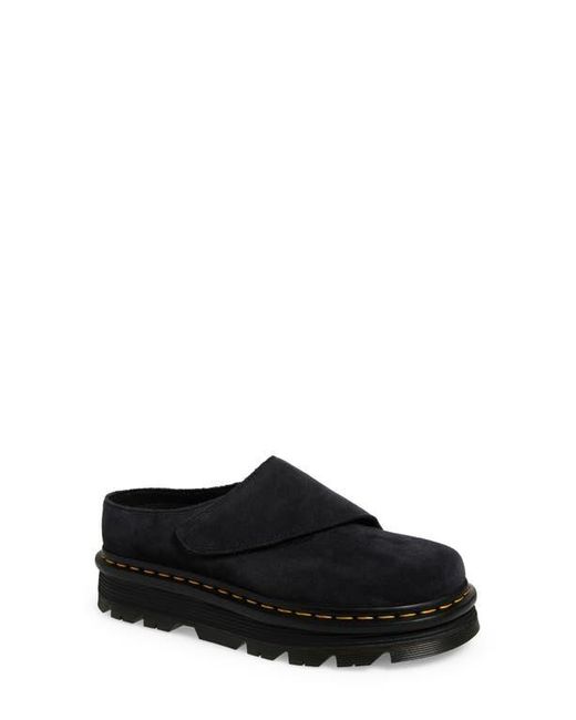 Dr. Martens Black Zebzag Anywair Mule