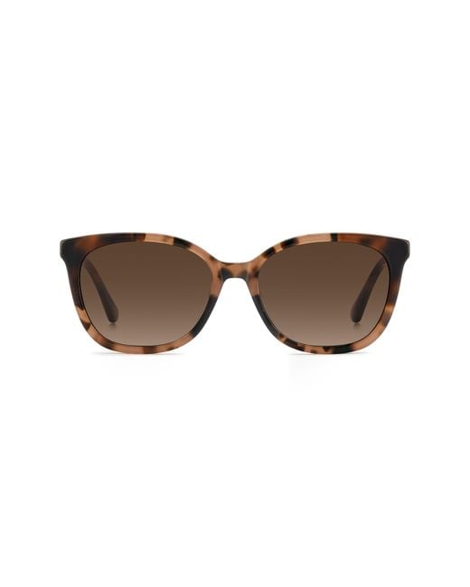 Kate Spade Brown Seline 54Mm Rectangular Sunglasses