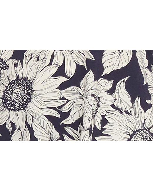 Karen Kane Gray Floral Knit Shirttail Top At Nordstrom