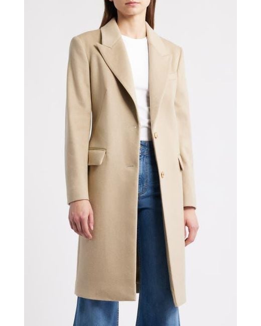 Boss Natural Classin Wool Coat