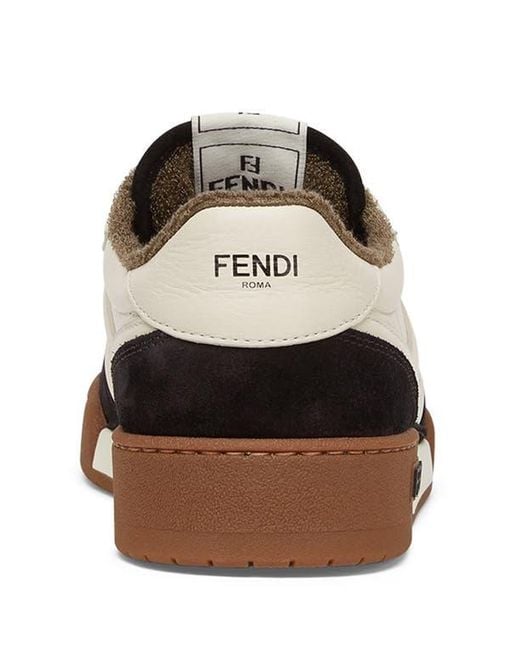 Fendi Brown Ff Match Sneaker for men