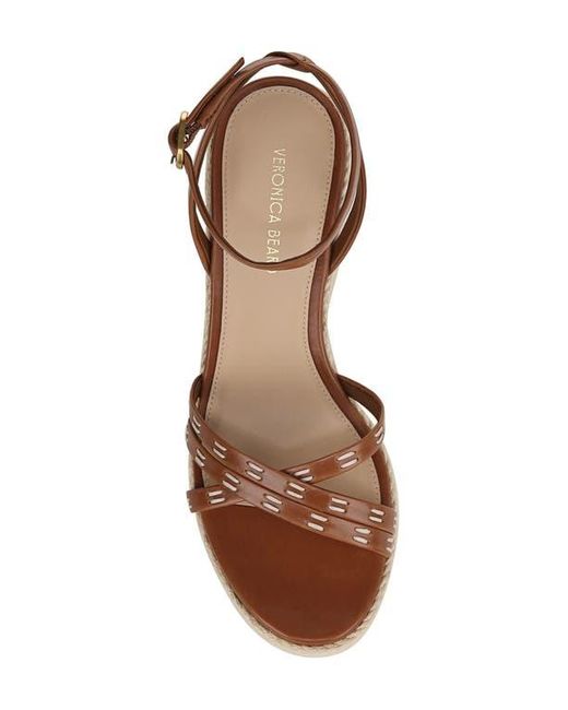 Veronica Beard Multicolor Philene Platform Wedge Sandal