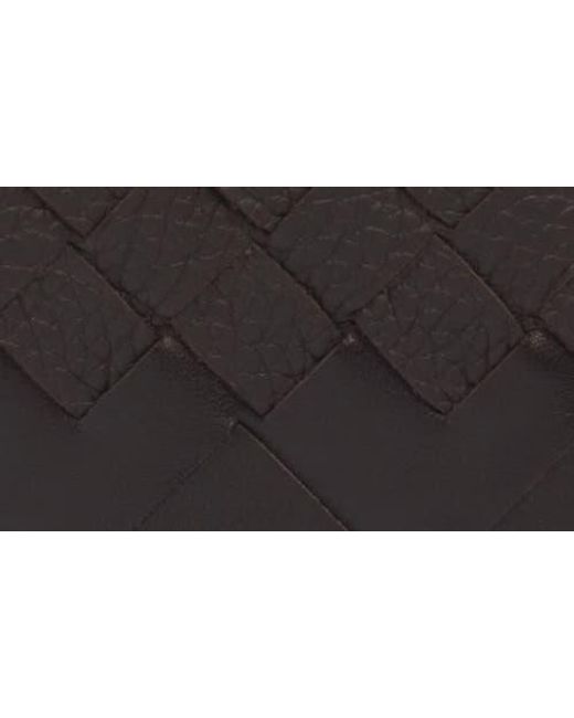Bottega Veneta Black Intrecciato Dégradé Leather Bifold Wallet for men