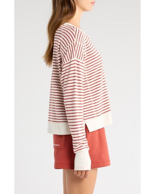Sweaty Betty Pink After Class Crop Sweatshirt