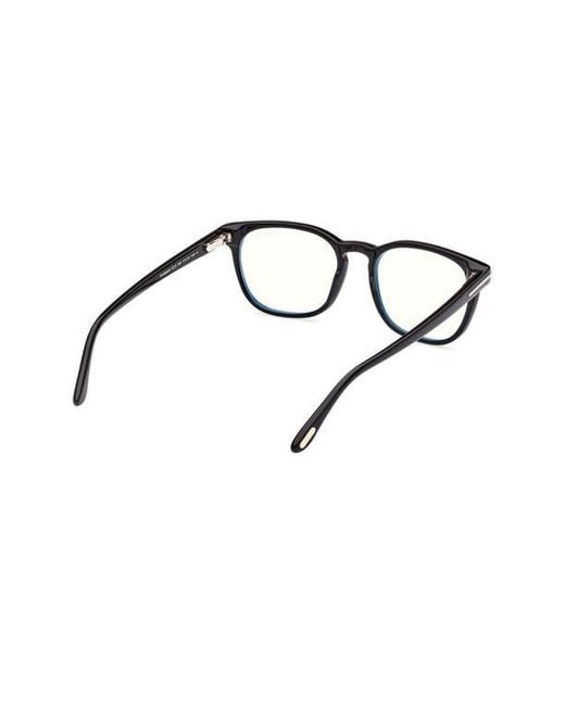 Tom Ford Brown 53Mm Square Light Blocking Glasses for men