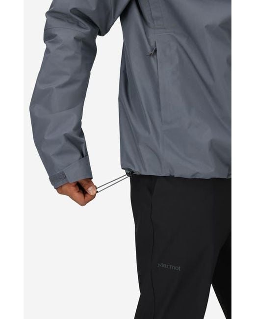 Marmot Gray Waypoint Gore-Tex Waterproof Hooded Jacket for men