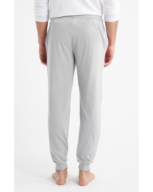 Boss Gray Mix Match Stretch Cotton Pajama Pants for men