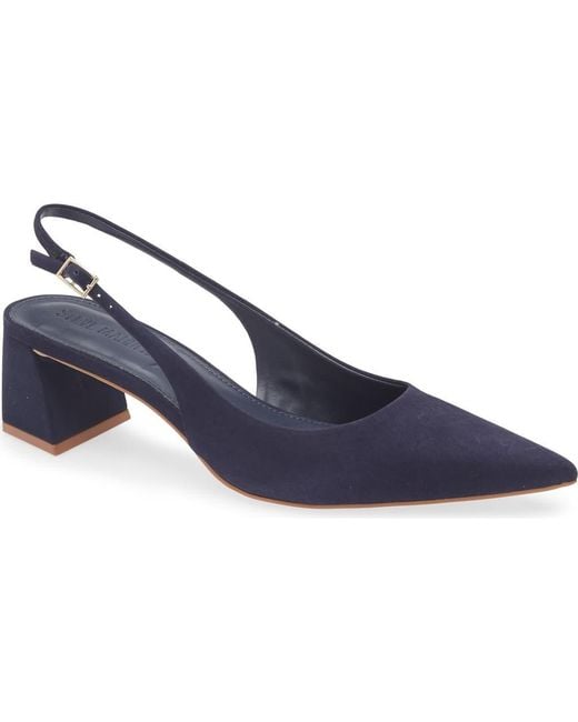Steve Madden Blue Robyn Pointed Toe Slingback Pump