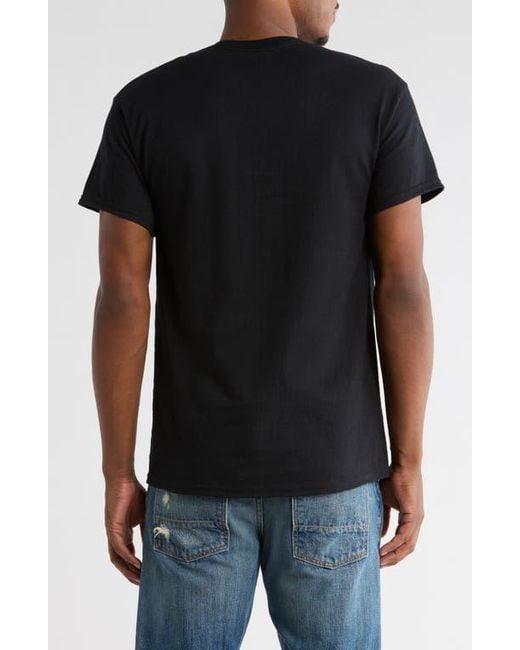 Pleasures Black Sounds Graphic T-Shirt for men