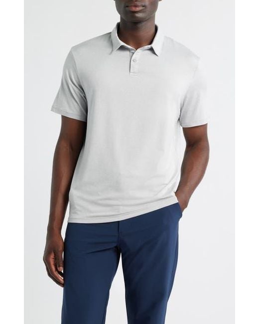 Zella White Dynamic Train Polo for men