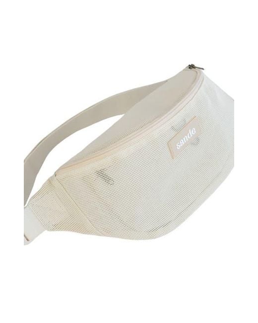 Sande White Essentials Crossbody Bag
