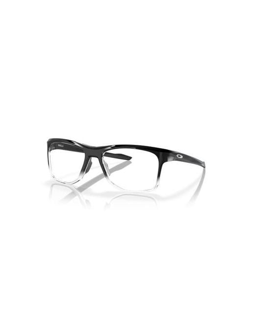 Oakley Black 57Mm Rectangle Optical Glasses for men