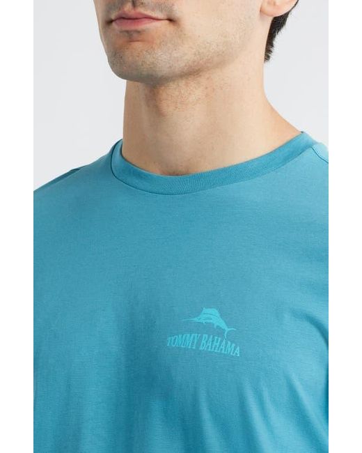 Tommy Bahama Blue Polar Beers Cotton Graphic T-Shirt for men