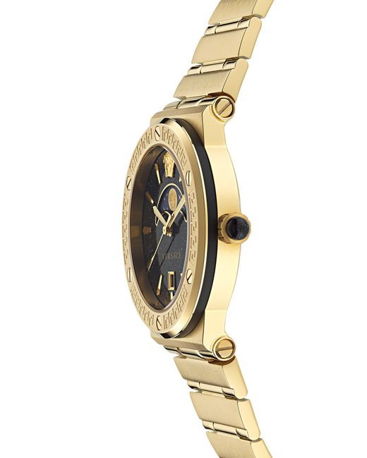 Versace Greca Logo Bracelet Watch in Metallic for Men Lyst