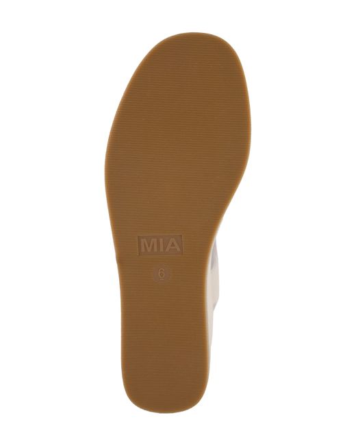 MIA Pink Renay Ankle Strap Platform Wedge Sandal