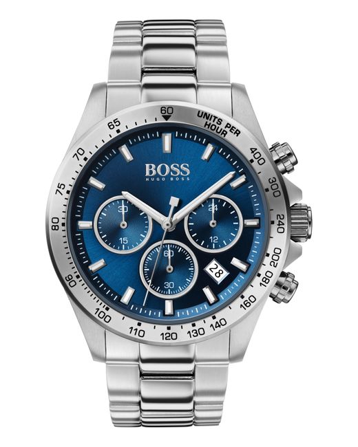 Boss Gray Hero Chronograph Bracelet Watch