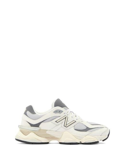 New Balance White Gender Inclusive 9060 Sneaker