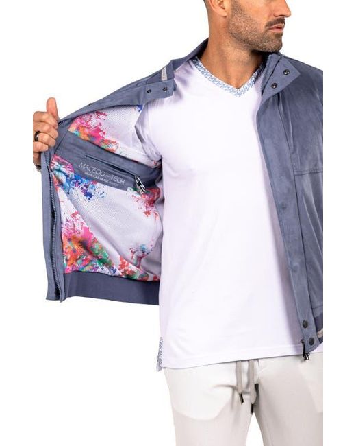 Maceoo Blue Bomber Jacket for men