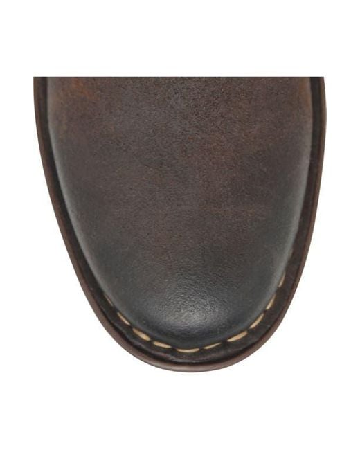 Børn Brown Reed Zip-Up Boot for men