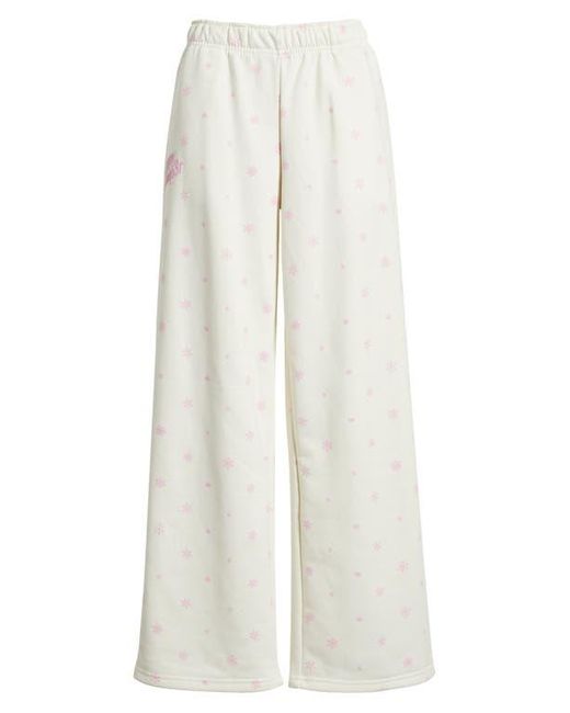 The Happy Camp3r White Flurry Core Sweatpants